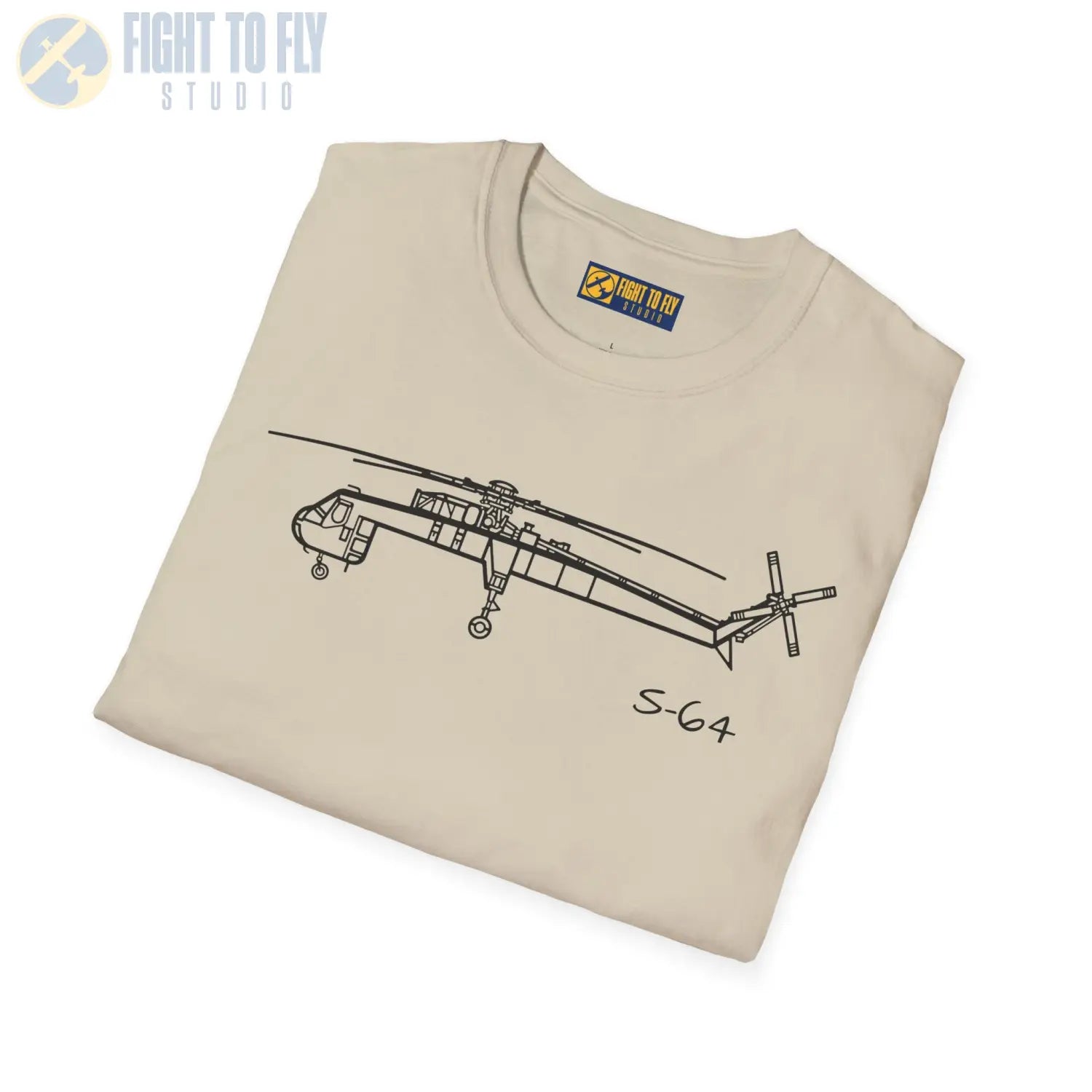 S-64 Skycrane T-Shirt - Pilot gifts - WWII warbird t-shirt