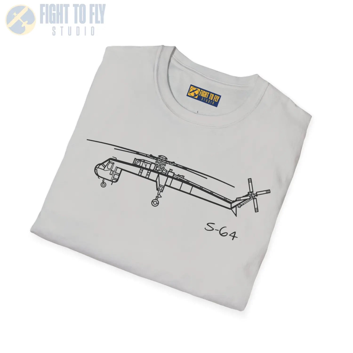 S-64 Skycrane T-Shirt - Pilot gifts - WWII warbird t-shirt