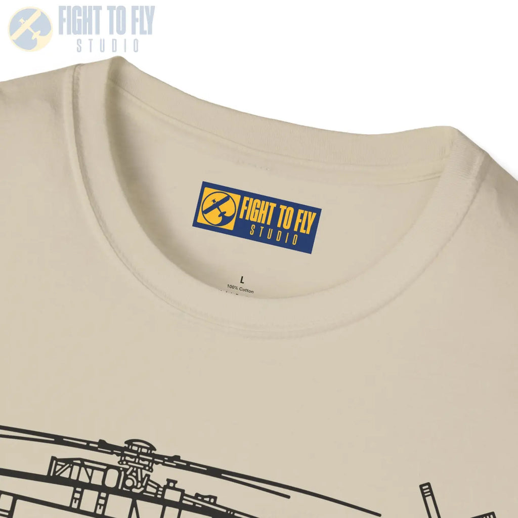 S-64 Skycrane T-Shirt - Pilot gifts - WWII warbird t-shirt