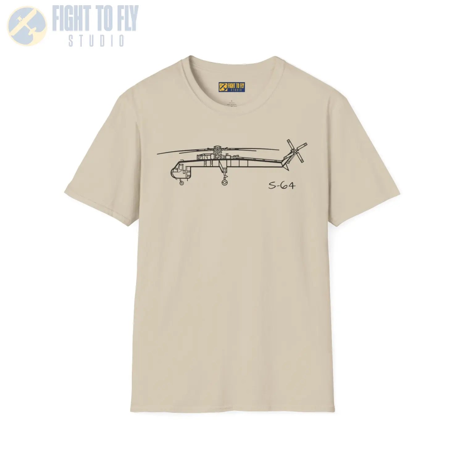 S-64 Skycrane T-Shirt - Pilot gifts - WWII warbird t-shirt