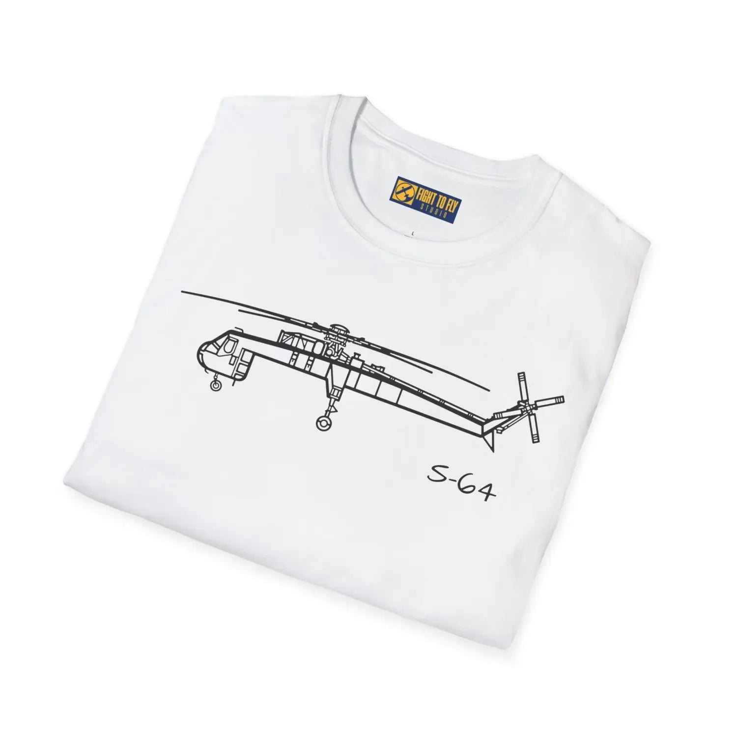 S-64 Skycrane T-Shirt - Pilot gifts - WWII warbird t-shirt