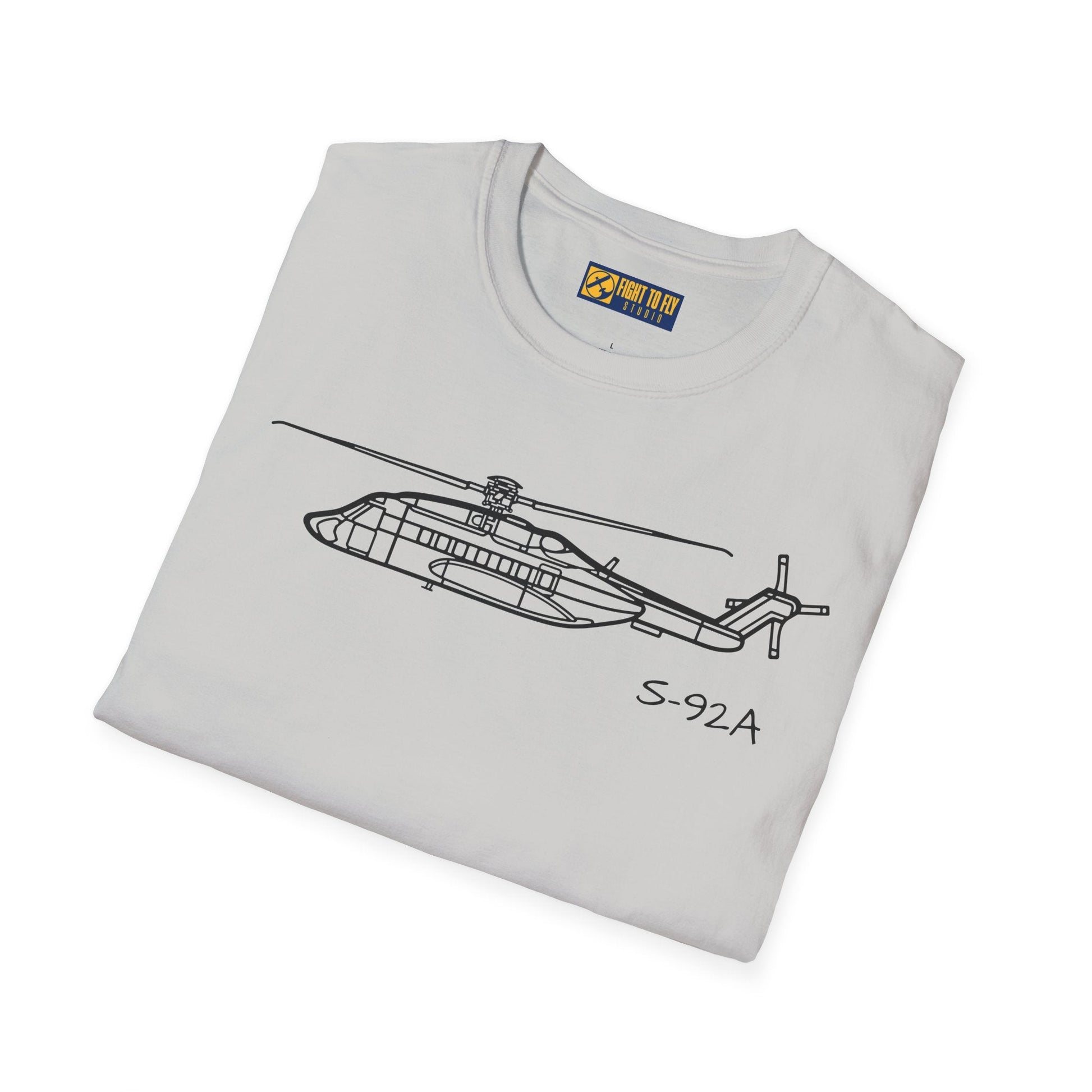 S-92A T-Shirt – Medium Lift Helicopter Aviation Tee - Pilot gifts - WWII warbird t-shirt