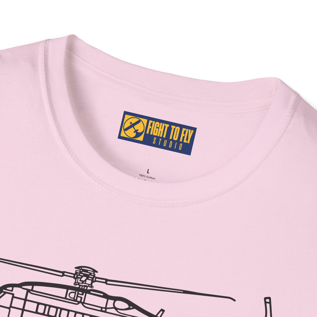 S-92A T-Shirt – Medium Lift Helicopter Aviation Tee - Pilot gifts - WWII warbird t-shirt