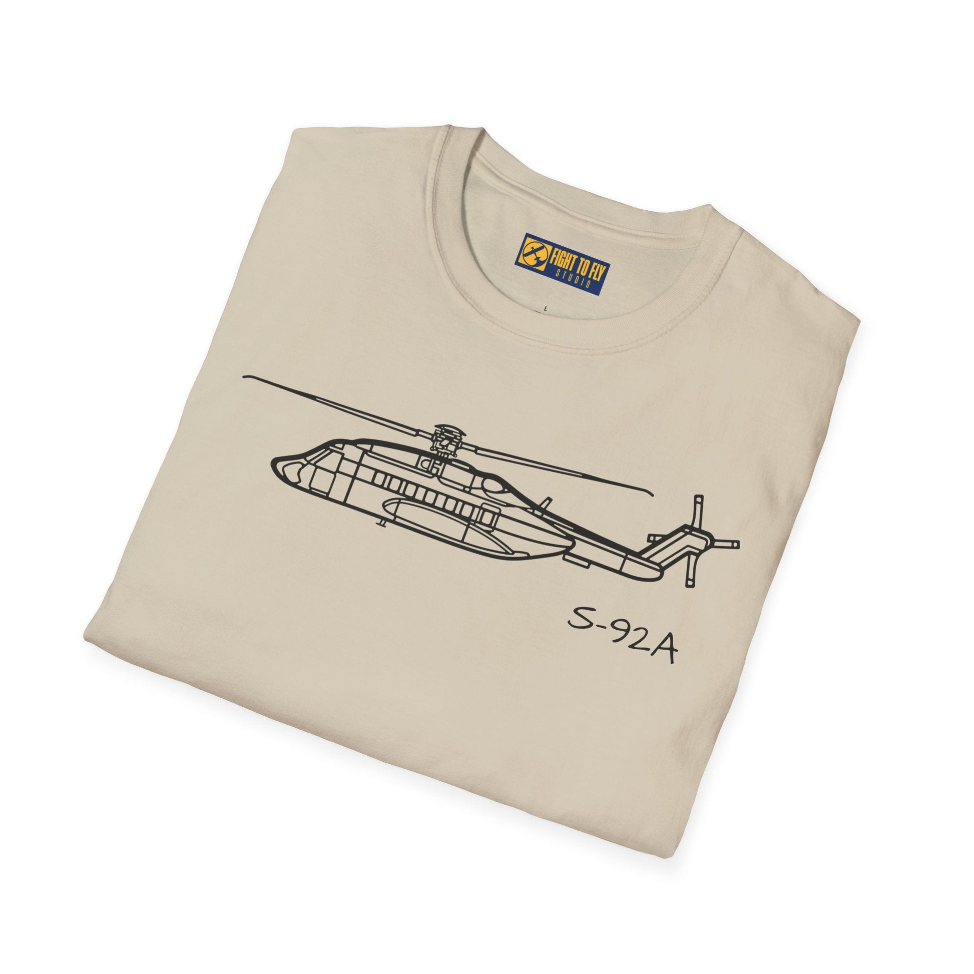 S-92A T-Shirt – Medium Lift Helicopter Aviation Tee - Pilot gifts - WWII warbird t-shirt