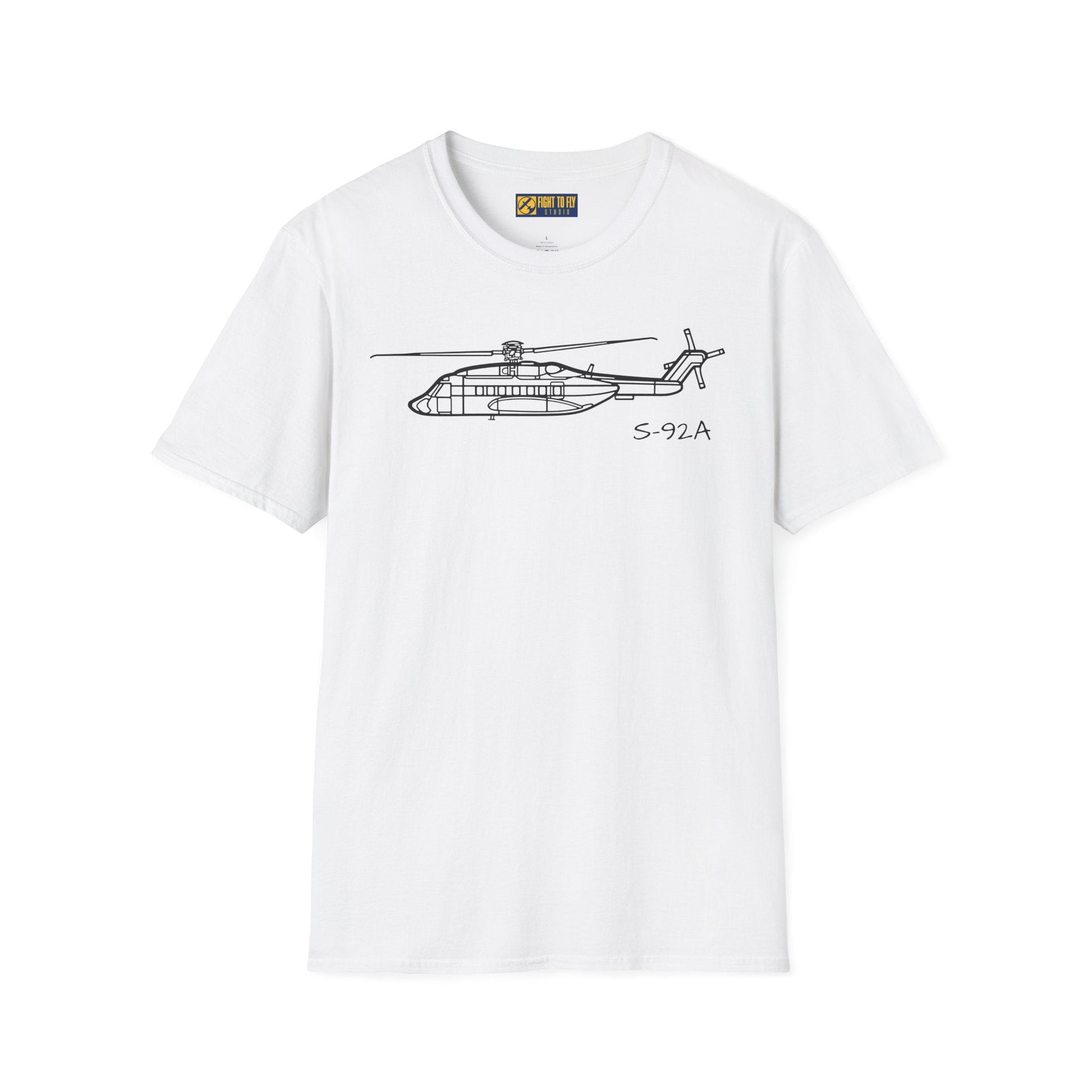 S-92A T-Shirt – Medium Lift Helicopter Aviation Tee - Pilot gifts - WWII warbird t-shirt
