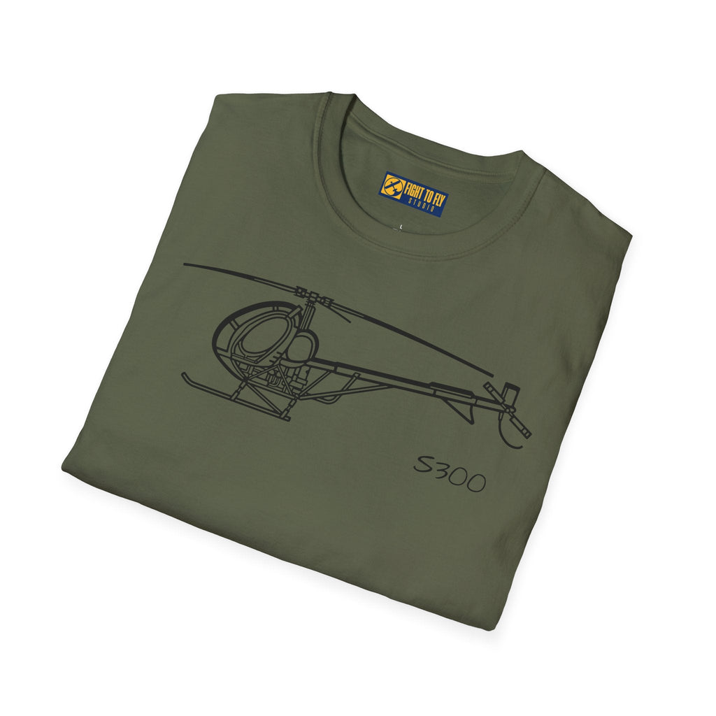 S300 T-Shirt – Light Utility Helicopter Aviation Tee - Pilot gifts - WWII warbird t-shirt