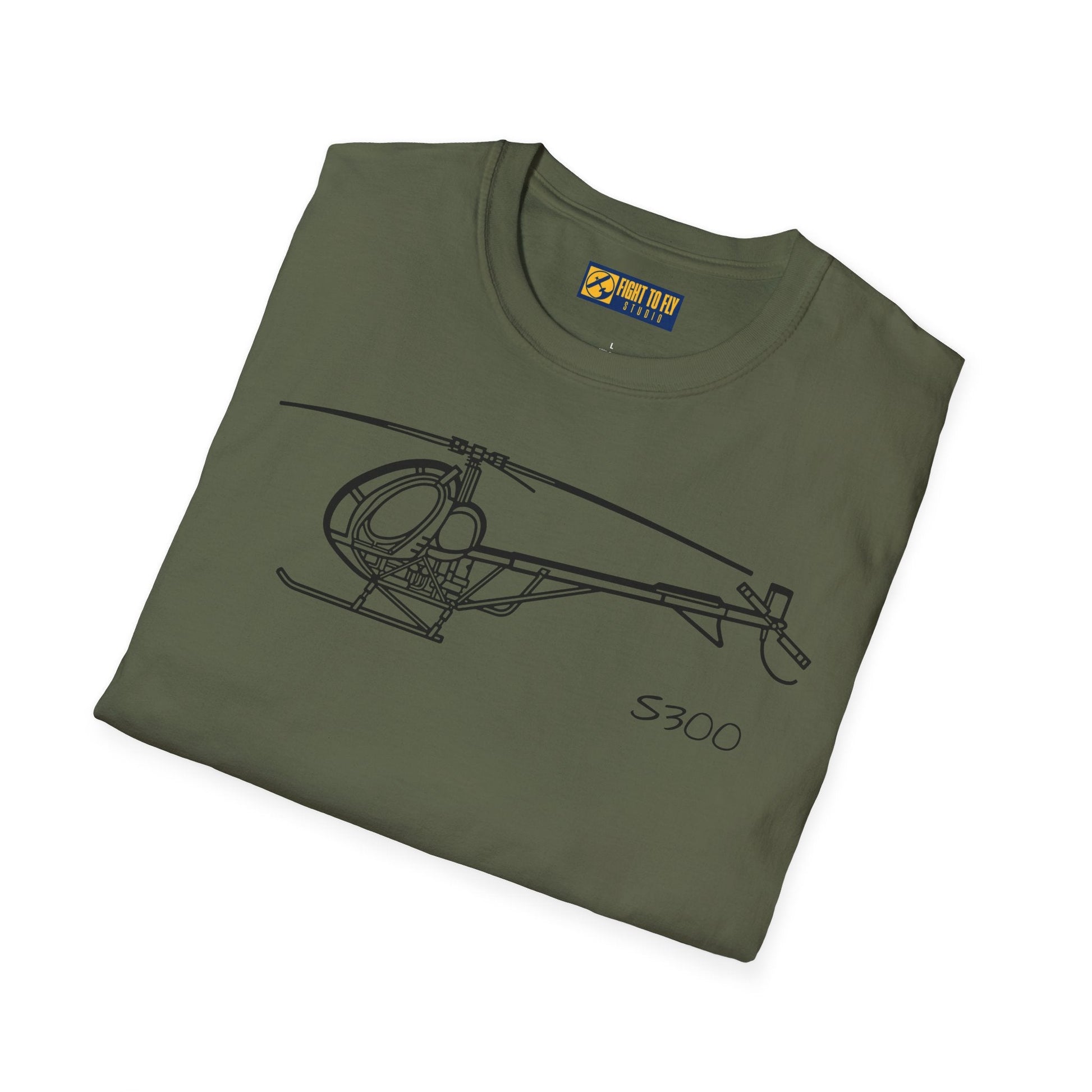 S300 T-Shirt – Light Utility Helicopter Aviation Tee - Pilot gifts - WWII warbird t-shirt