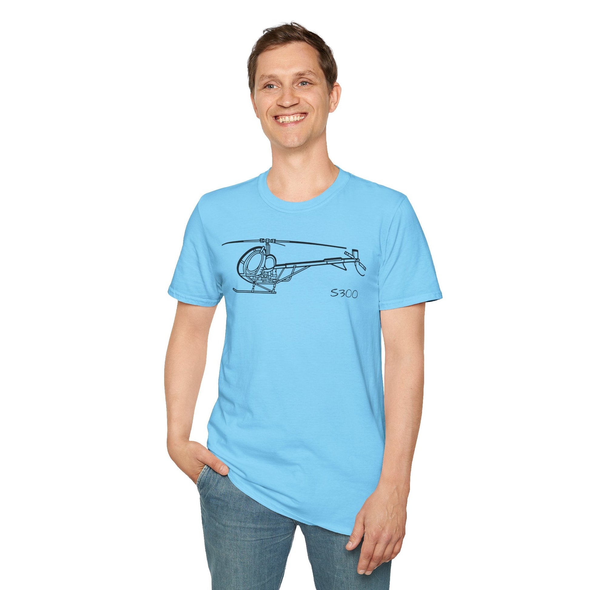 S300 T-Shirt – Light Utility Helicopter Aviation Tee - Pilot gifts - WWII warbird t-shirt