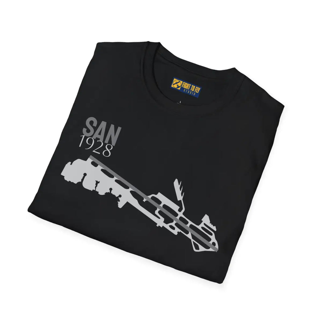 SAN San Diego International - 1928 - Tee - T-Shirt - Gifts for pilots - Aviation apparel