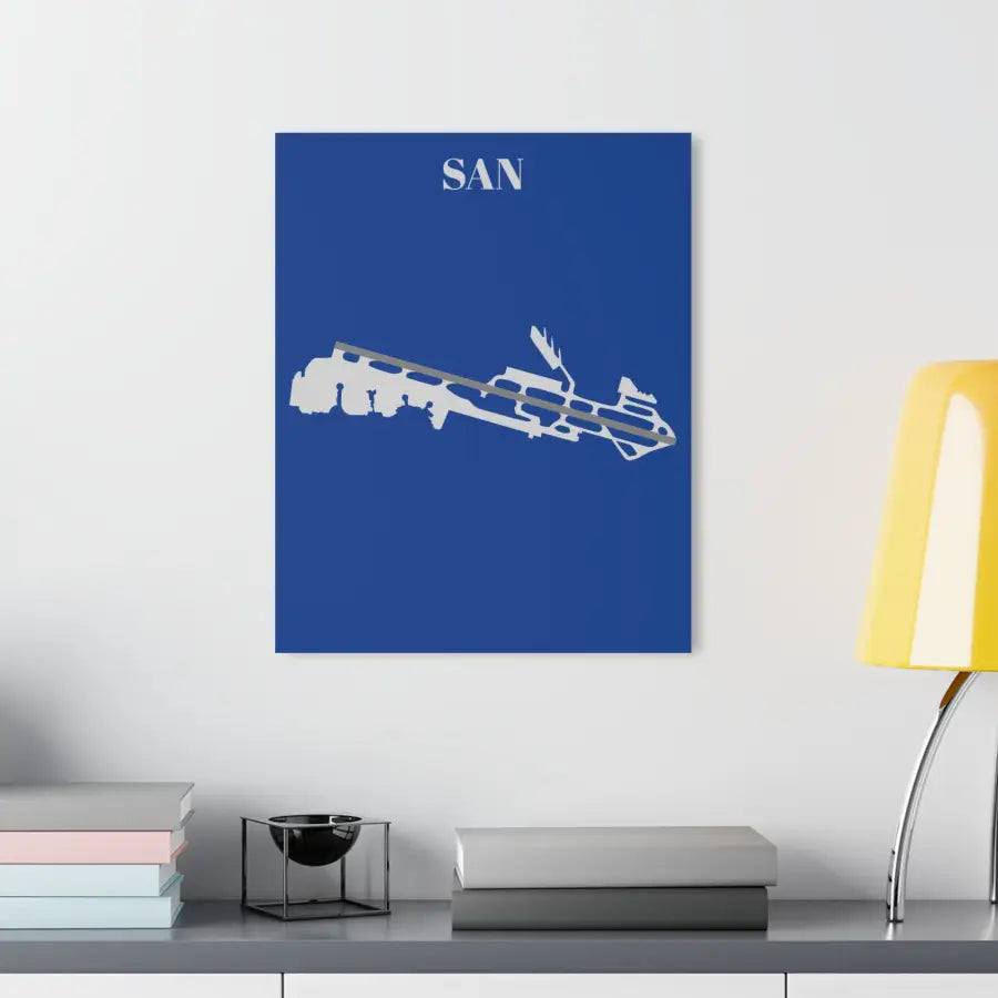 SAN - San Diego International Acrylic Print - Home Decor - Pilot gifts - WWII warbird t-shirt