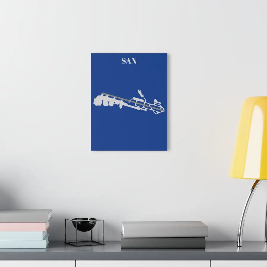 SAN - San Diego International Acrylic Print - Home Decor - Pilot gifts - WWII warbird t-shirt