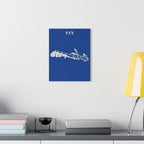SAN - San Diego International Acrylic Print - Home Decor - Pilot gifts - WWII warbird t-shirt