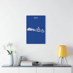 SAN - San Diego International Acrylic Print - Home Decor - Pilot gifts - WWII warbird t-shirt