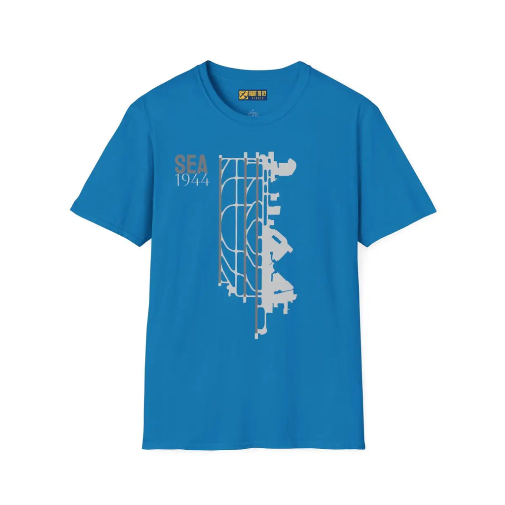 SEA Seattle-Tacoma International - 1944 - Tee - T-Shirt - Pilot gifts - WWII warbird t-shirt