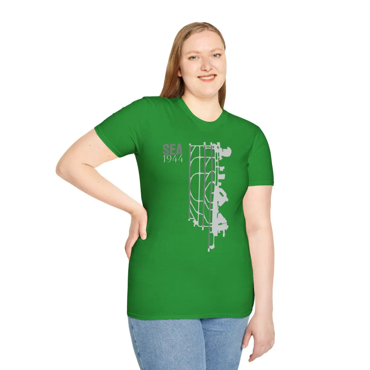 SEA Seattle-Tacoma International - 1944 - Tee - T-Shirt - Gifts for pilots - Aviation apparel