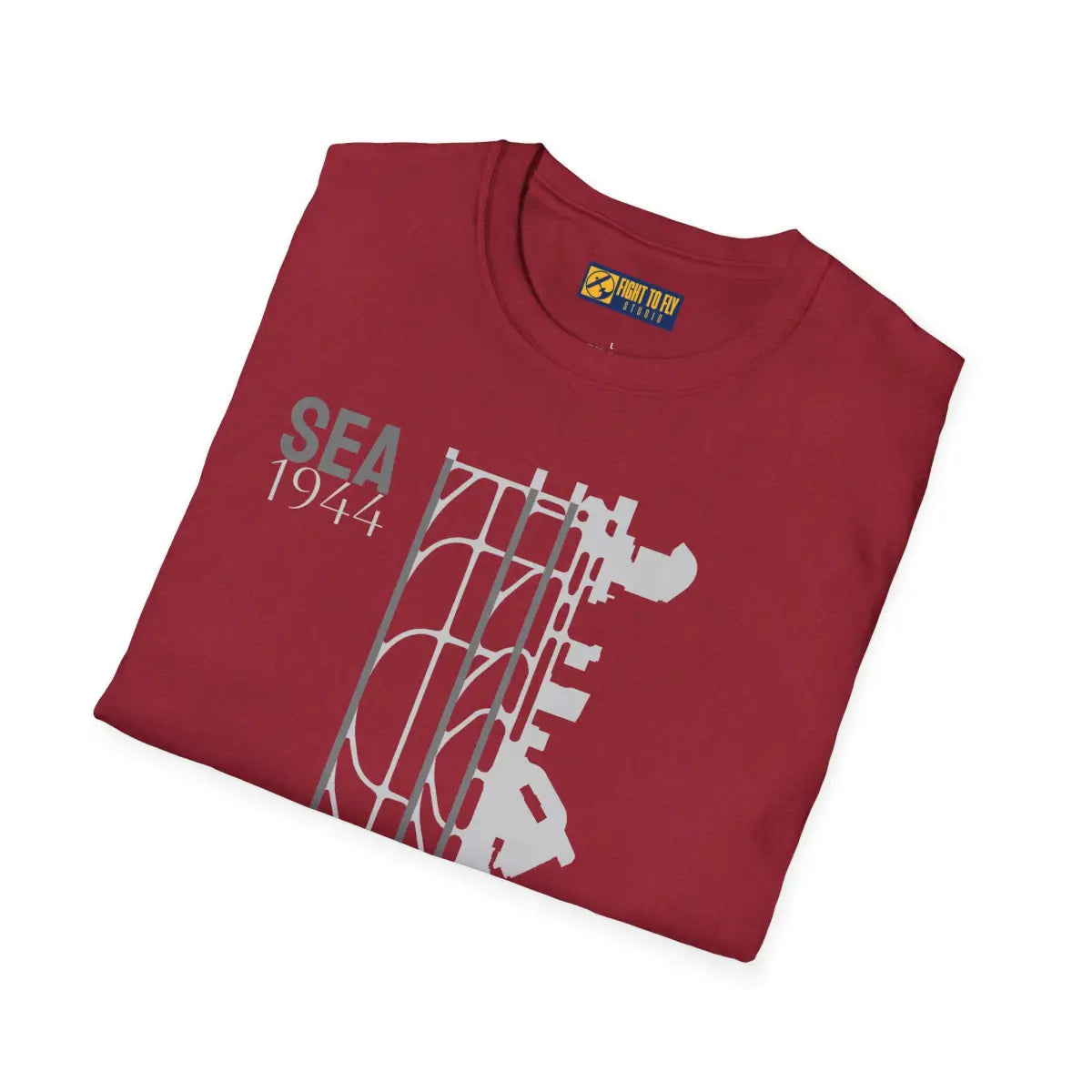 SEA Seattle-Tacoma International - 1944 - Tee - T-Shirt - Gifts for pilots - Aviation apparel