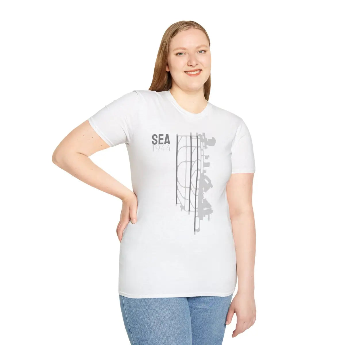 SEA Seattle-Tacoma International - 1944 - Tee - T-Shirt - Gifts for pilots - Aviation apparel