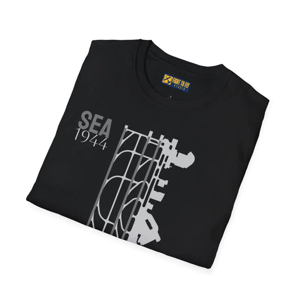 SEA Seattle-Tacoma International - 1944 - Tee - T-Shirt - Gifts for pilots - Aviation apparel
