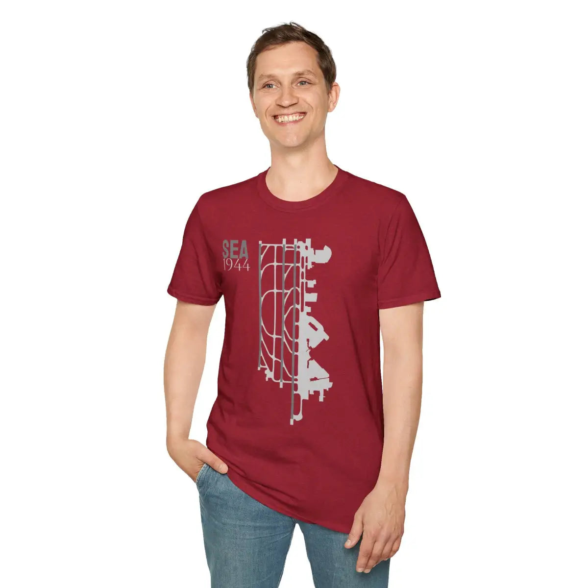 SEA Seattle-Tacoma International - 1944 - Tee - T-Shirt - Gifts for pilots - Aviation apparel