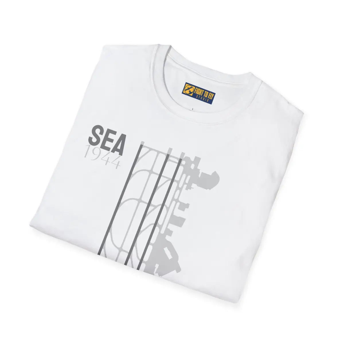 SEA Seattle-Tacoma International - 1944 - Tee - T-Shirt - Gifts for pilots - Aviation apparel
