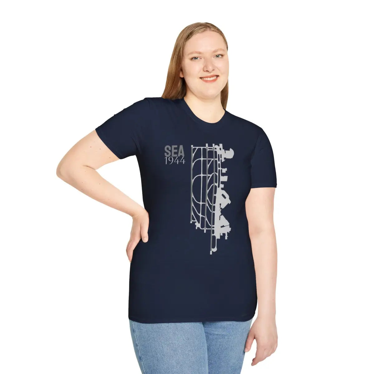 SEA Seattle-Tacoma International - 1944 - Tee - T-Shirt - Gifts for pilots - Aviation apparel