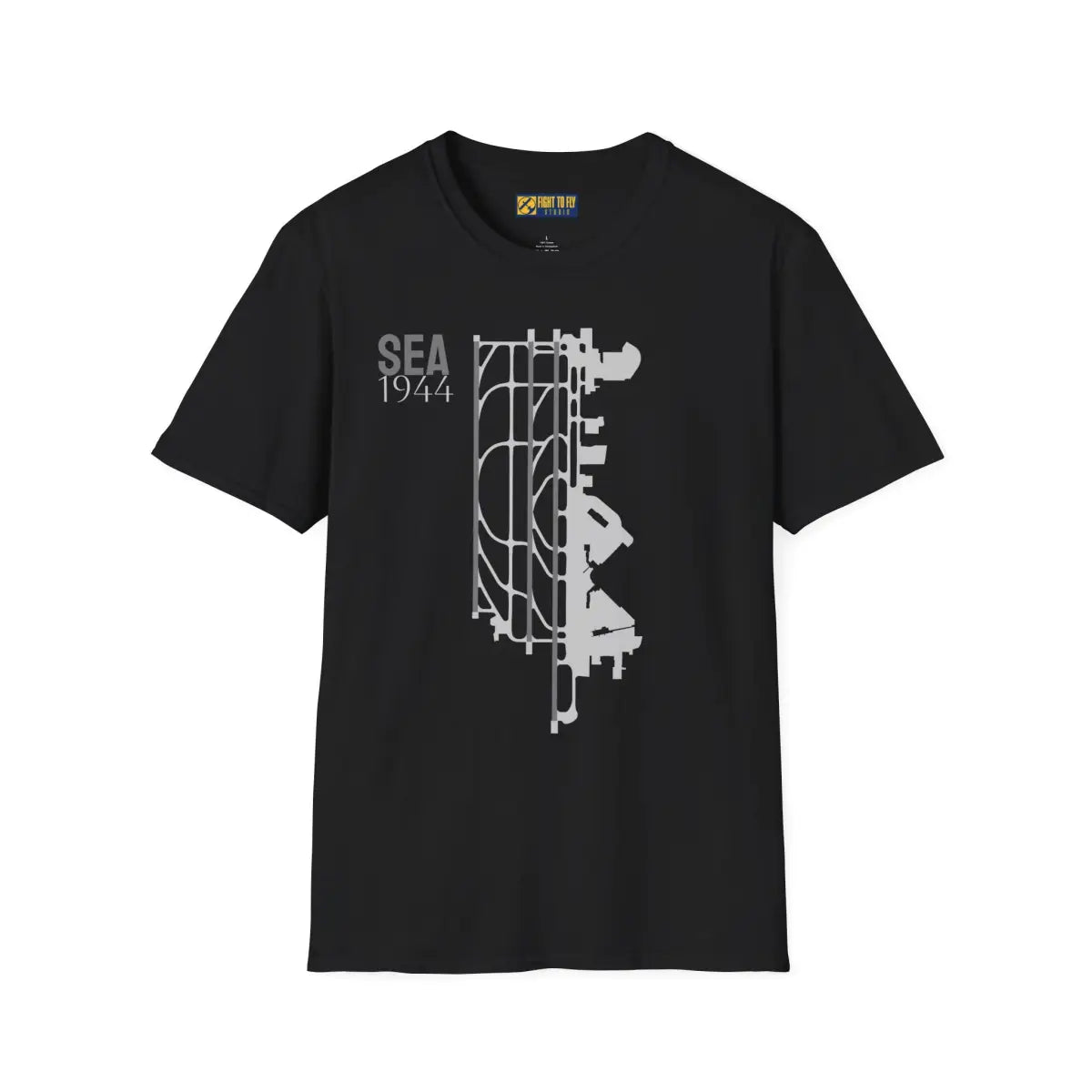 SEA Seattle-Tacoma International - 1944 - Tee - T-Shirt - Gifts for pilots - Aviation apparel
