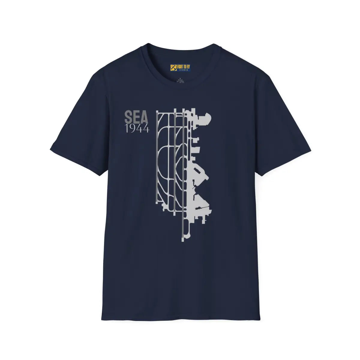 SEA Seattle-Tacoma International - 1944 - Tee - T-Shirt - Gifts for pilots - Aviation apparel