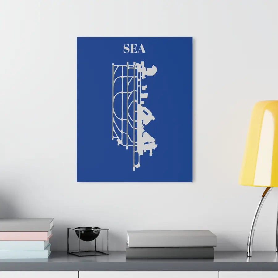 SEA - Seattle-Tacoma International Acrylic Print - Home Decor - Pilot gifts - WWII warbird t-shirt