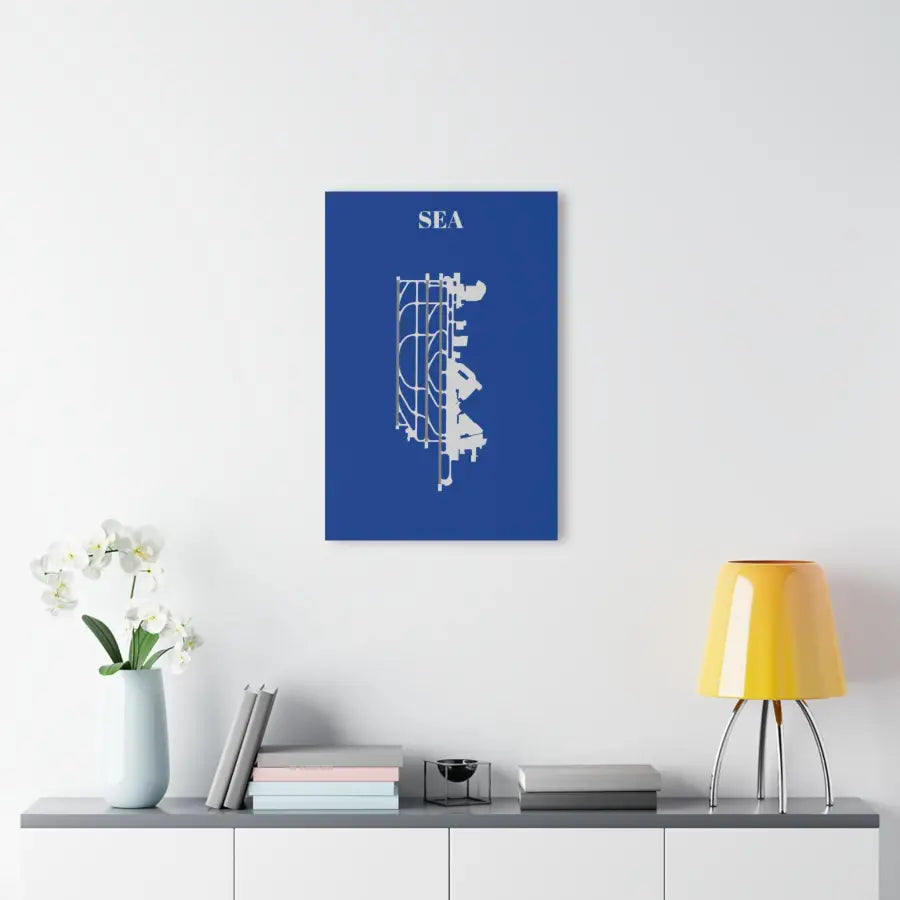 SEA - Seattle-Tacoma International Acrylic Print - Home Decor - Pilot gifts - WWII warbird t-shirt