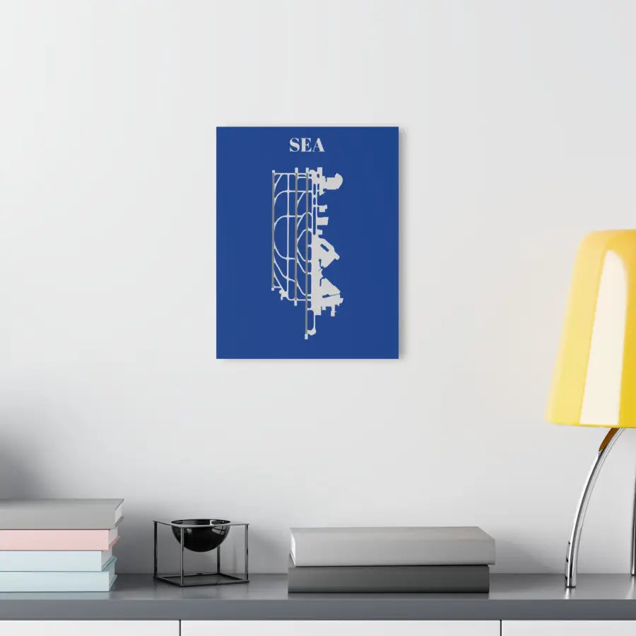 SEA - Seattle-Tacoma International Acrylic Print - Home Decor - Pilot gifts - WWII warbird t-shirt