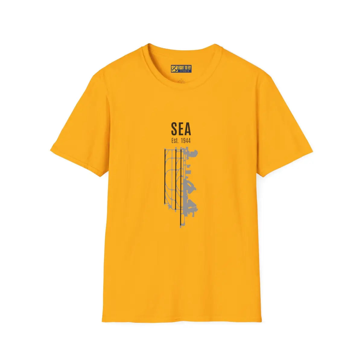 Seattle-Tacoma SEA Est. 1944 Graphic Tee - T-Shirt - Pilot gifts - WWII warbird t-shirt