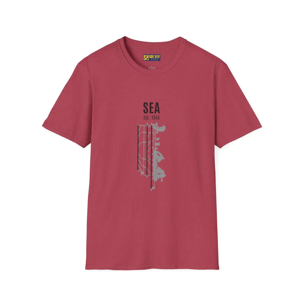Seattle-Tacoma SEA Est. 1944 Graphic Tee - T-Shirt - Pilot gifts - WWII warbird t-shirt