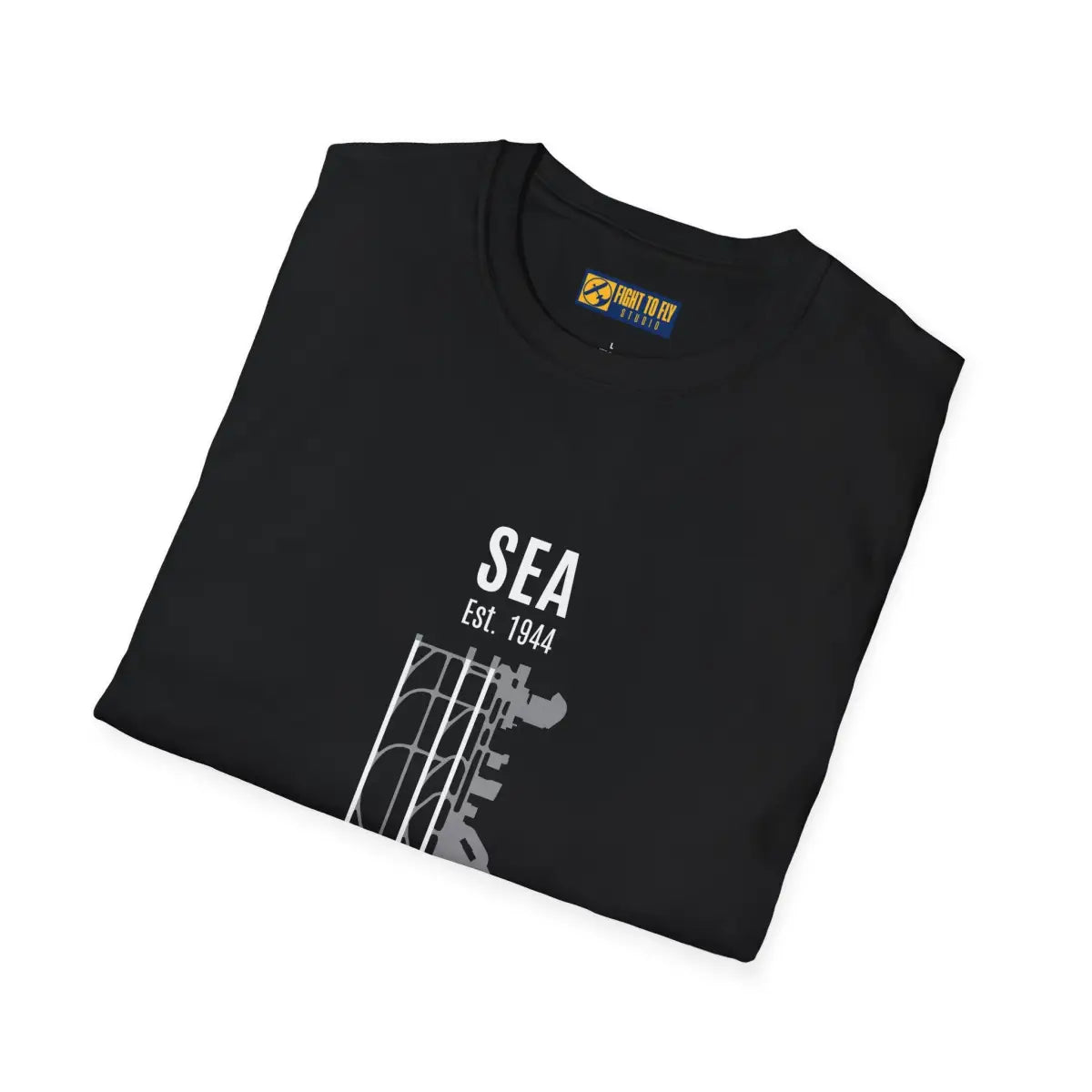 Seattle-Tacoma SEA Est. 1944 Graphic Tee - T-Shirt - Pilot gifts - WWII warbird t-shirt