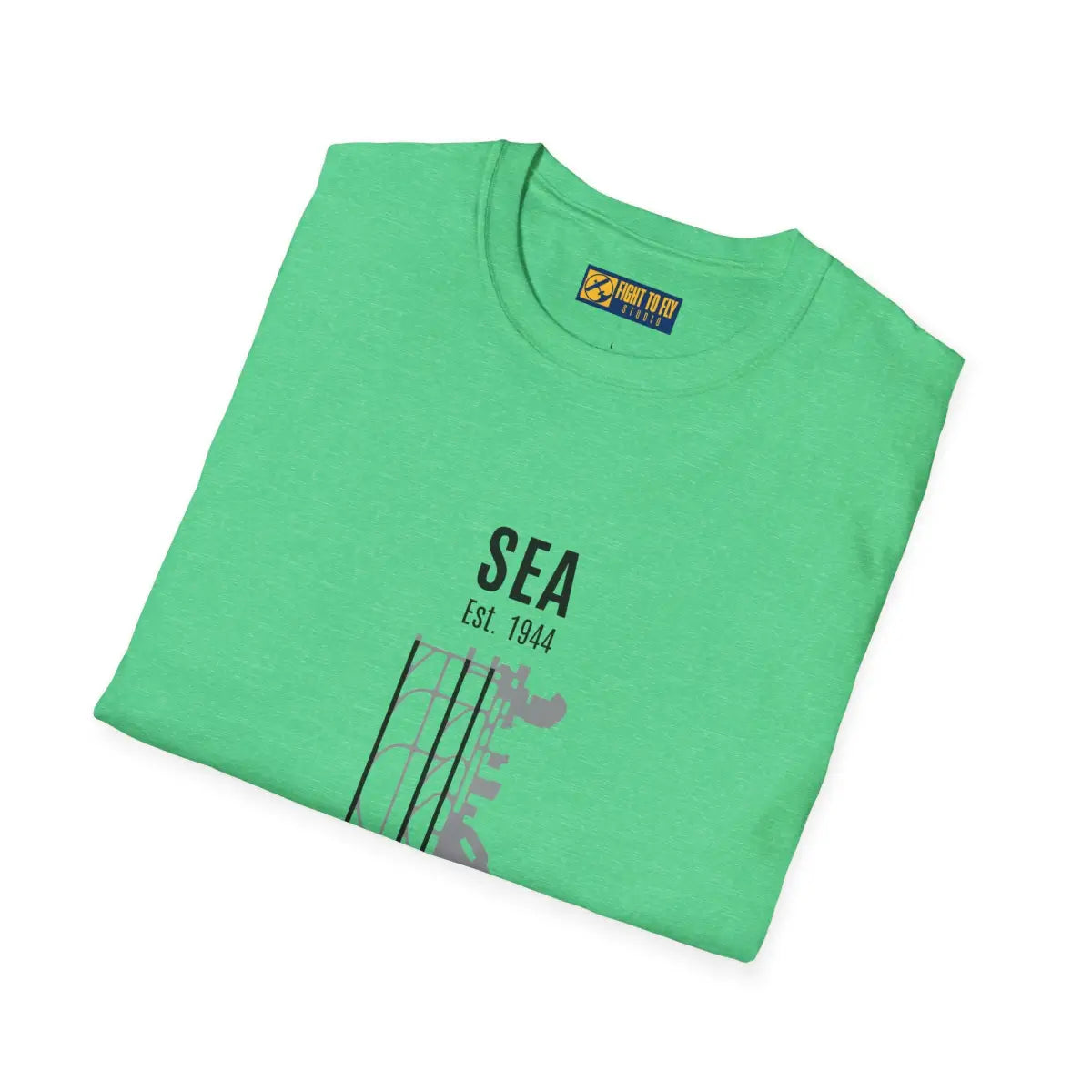 Seattle-Tacoma SEA Est. 1944 Graphic Tee - T-Shirt - Pilot gifts - WWII warbird t-shirt