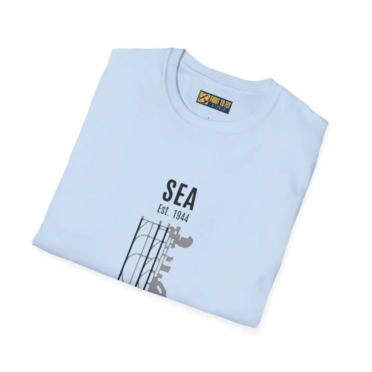 Seattle-Tacoma SEA Est. 1944 Graphic Tee - T-Shirt - Pilot gifts - WWII warbird t-shirt