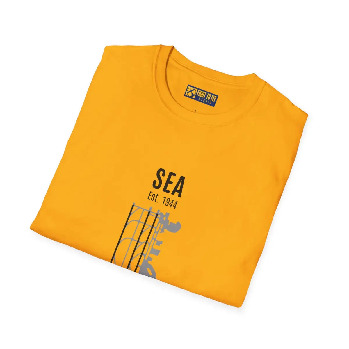 Seattle-Tacoma SEA Est. 1944 Graphic Tee - T-Shirt - Pilot gifts - WWII warbird t-shirt