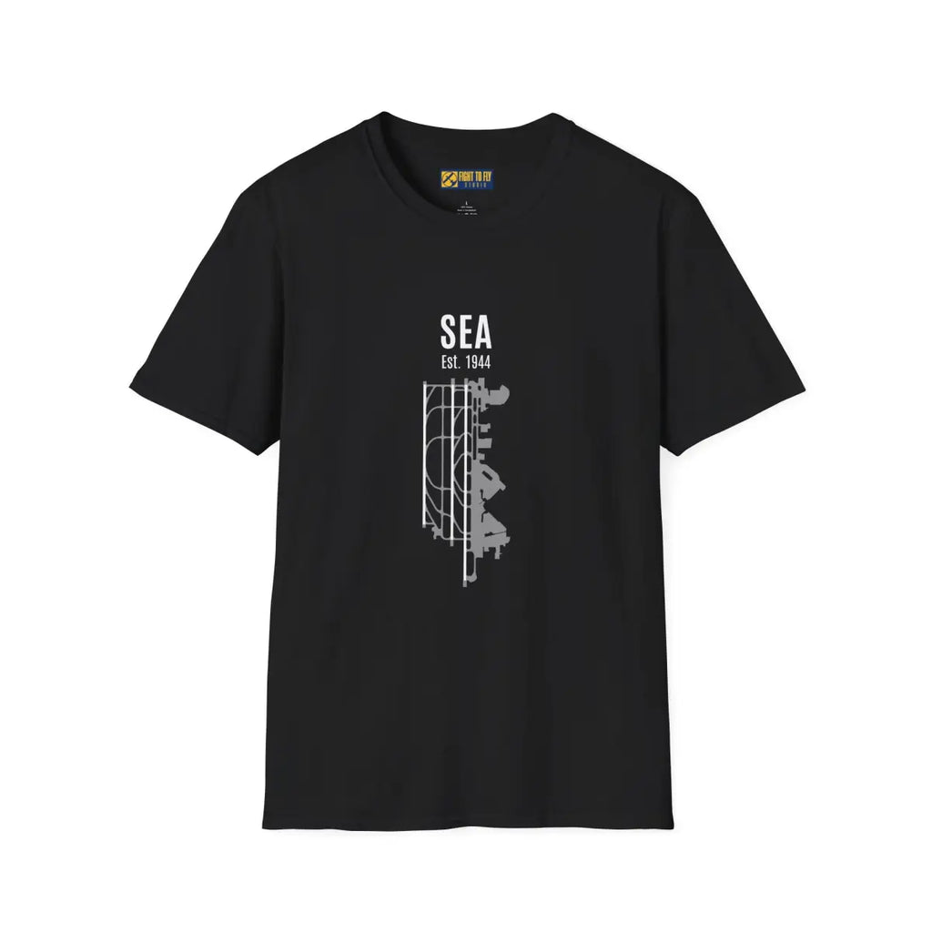 Seattle-Tacoma SEA Est. 1944 Graphic Tee - T-Shirt - Pilot gifts - WWII warbird t-shirt