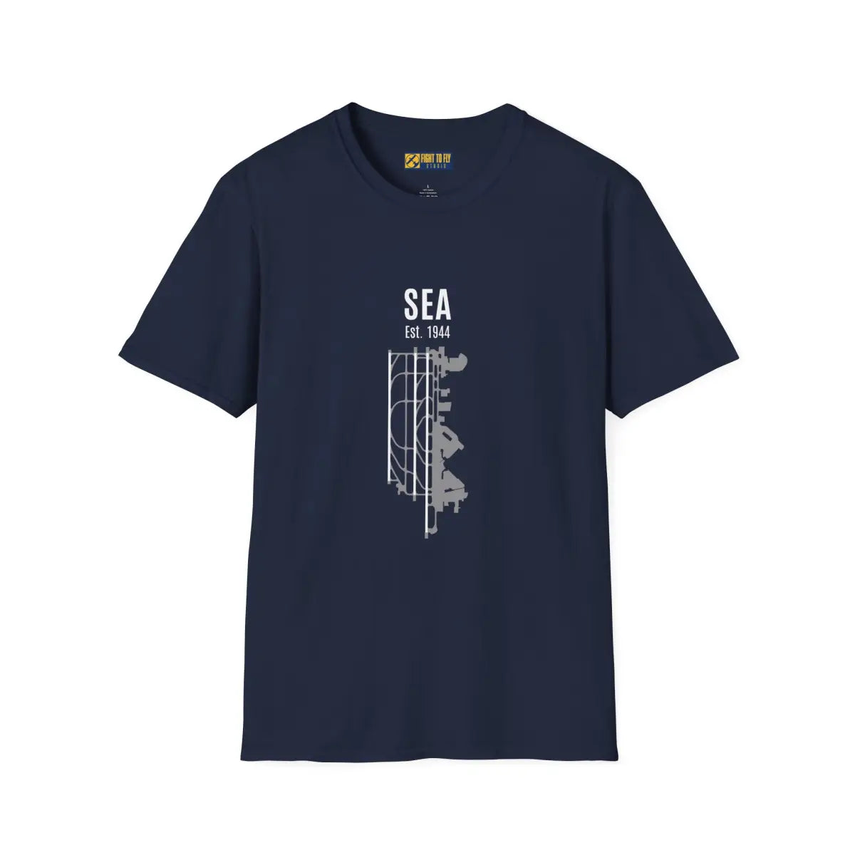 Seattle-Tacoma SEA Est. 1944 Graphic Tee - T-Shirt - Pilot gifts - WWII warbird t-shirt