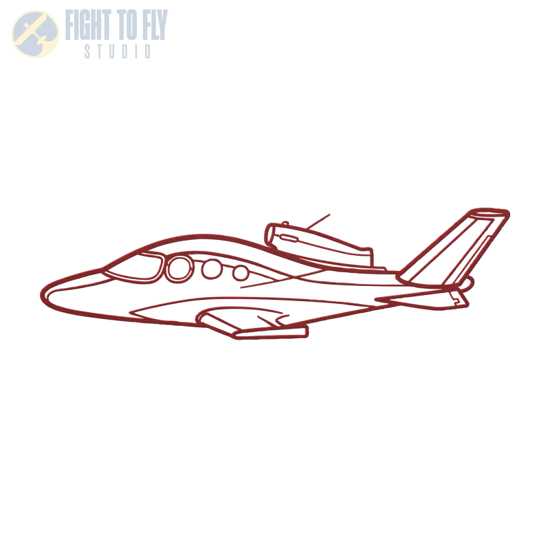 SF50 Die Cut Metal Wall Art - Sign - Pilot gifts - WWII warbird t-shirt