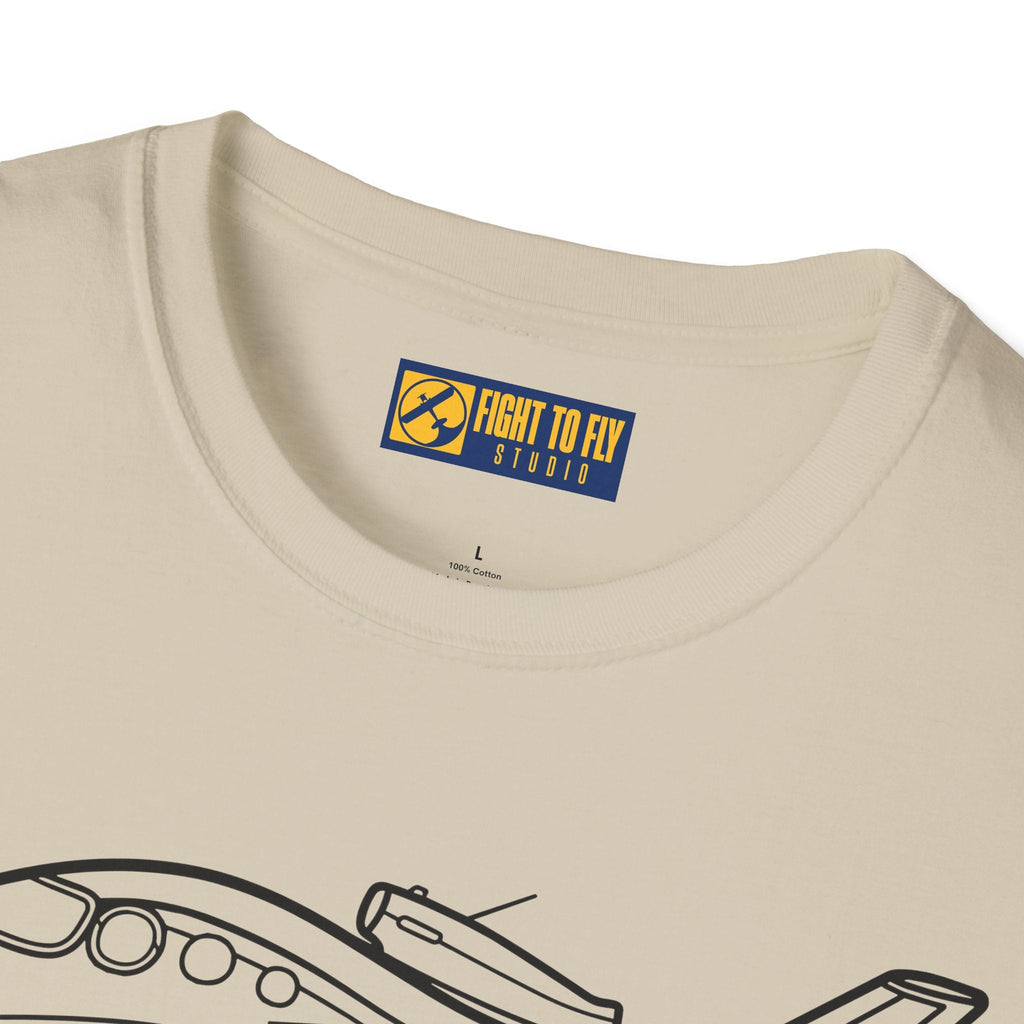 SF50 T-Shirt – Single-Engine Jet Aircraft Aviation Tee - Pilot gifts - WWII warbird t-shirt