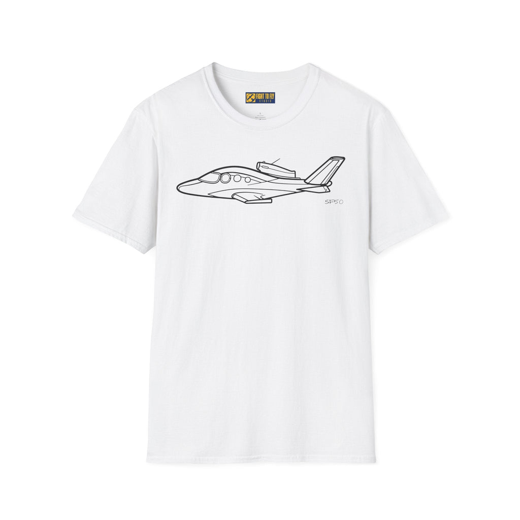 SF50 T-Shirt – Single-Engine Jet Aircraft Aviation Tee - Pilot gifts - WWII warbird t-shirt