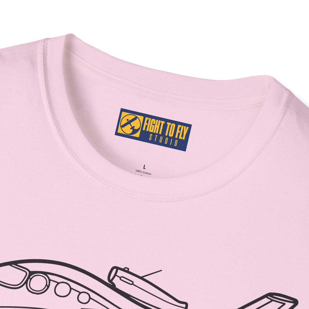 SF50 T-Shirt – Single-Engine Jet Aircraft Aviation Tee - Pilot gifts - WWII warbird t-shirt