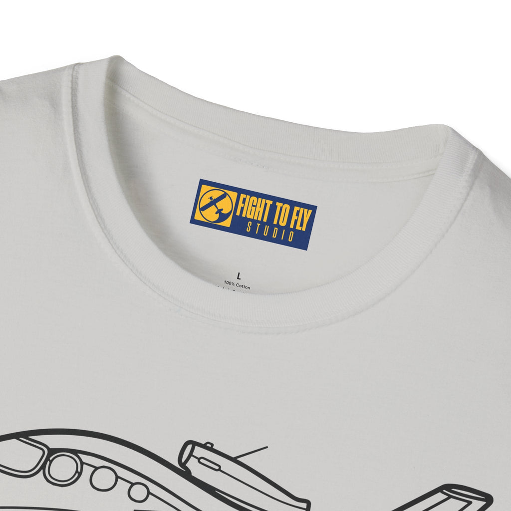 SF50 T-Shirt – Single-Engine Jet Aircraft Aviation Tee - Pilot gifts - WWII warbird t-shirt