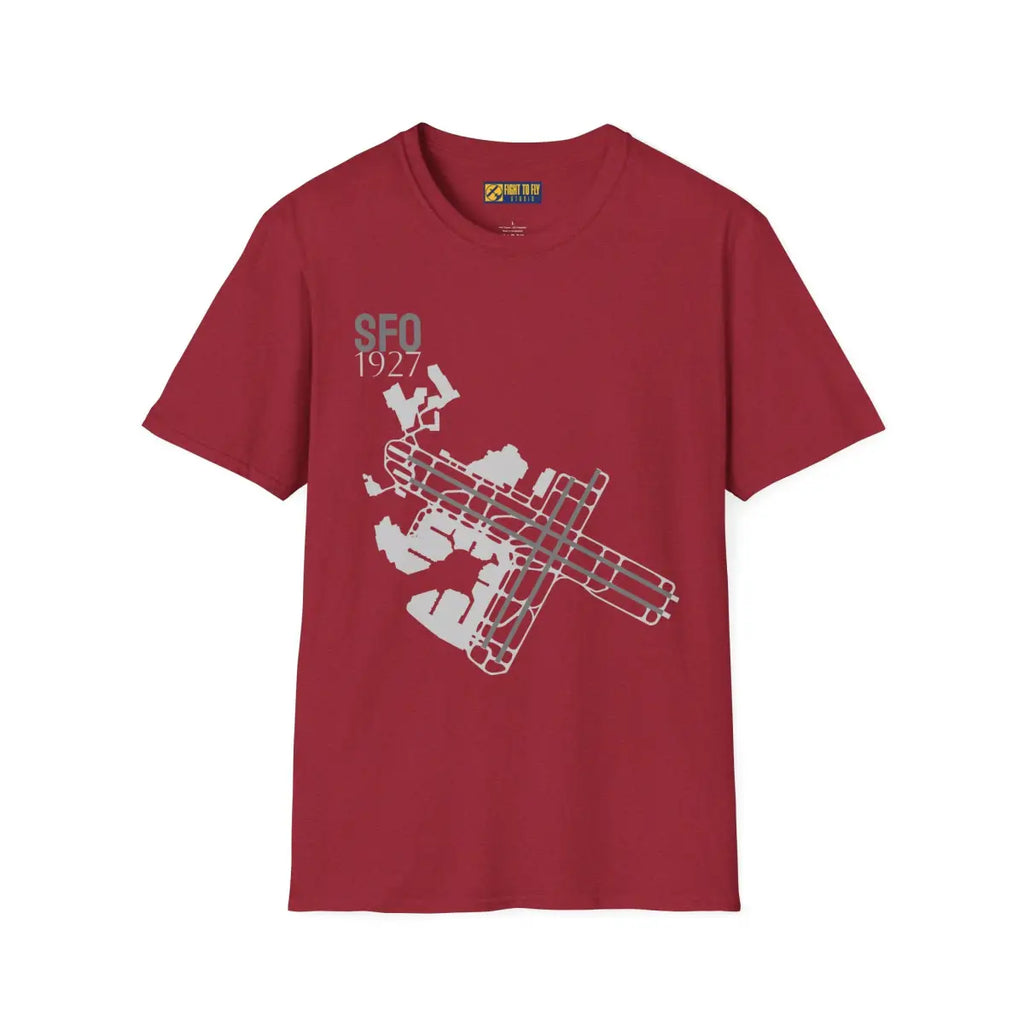 SFO San Francisco International - 1927 - Tee - T-Shirt - Pilot gifts - WWII warbird t-shirt