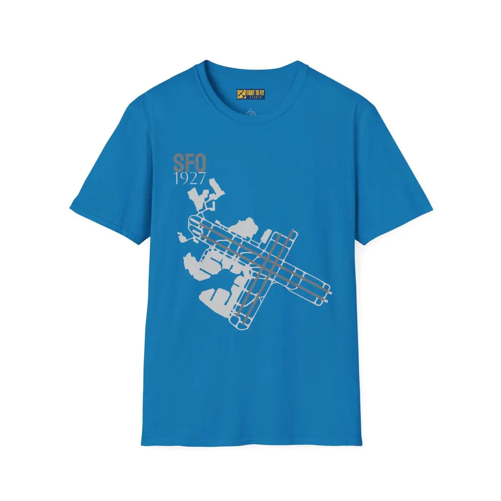 SFO San Francisco International - 1927 - Tee - T-Shirt - Pilot gifts - WWII warbird t-shirt