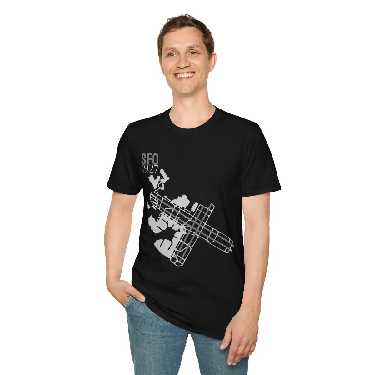 SFO San Francisco International - 1927 - Tee - T-Shirt - Gifts for pilots - Aviation apparel