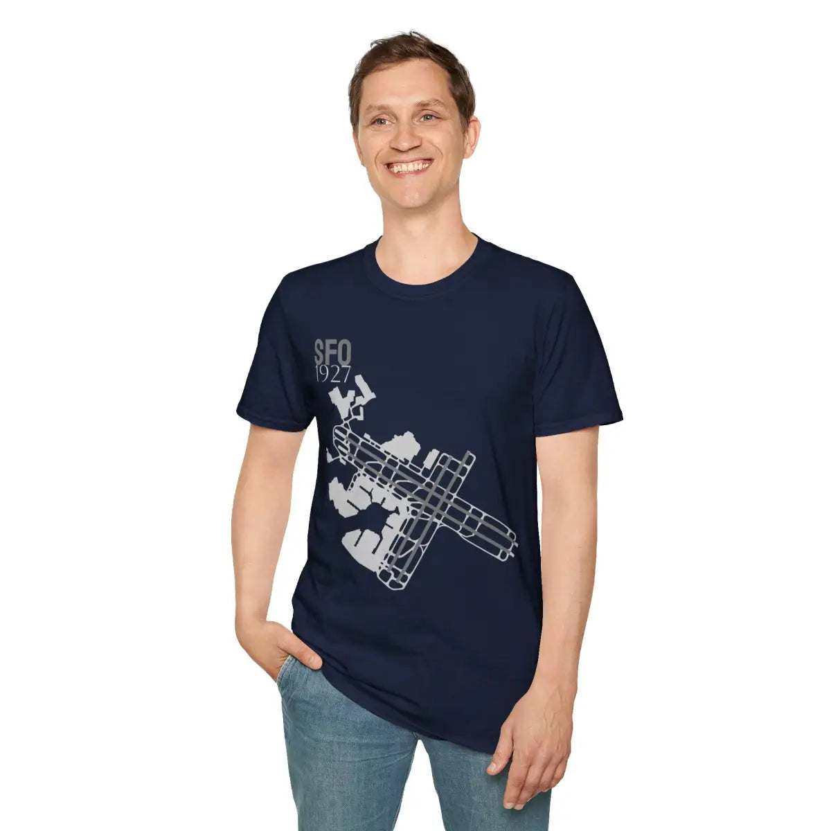 SFO San Francisco International - 1927 - Tee - T-Shirt - Gifts for pilots - Aviation apparel