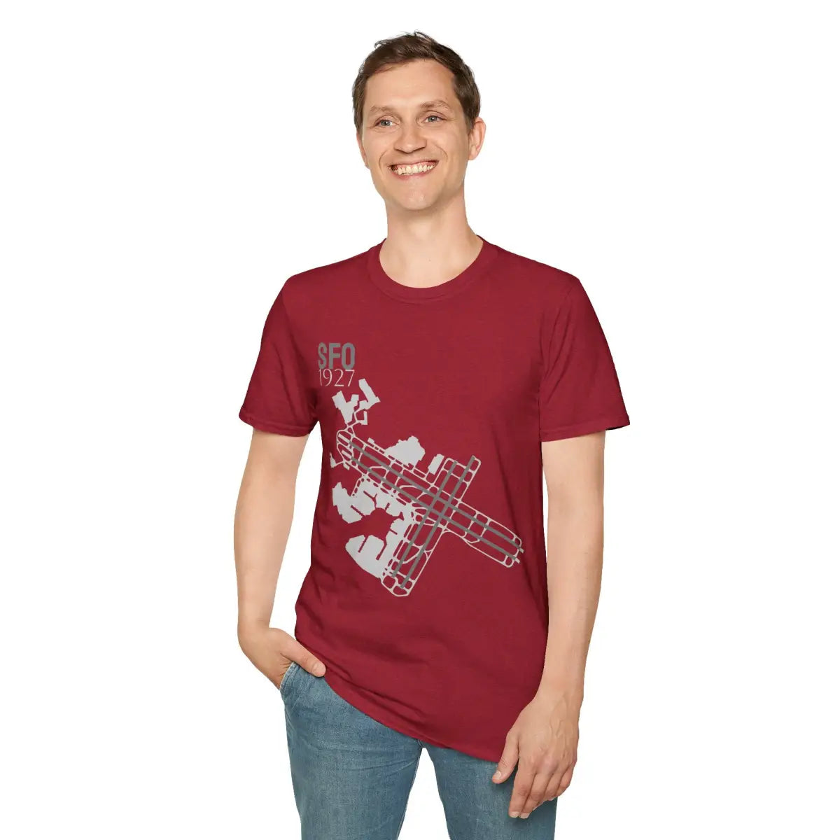 SFO San Francisco International - 1927 - Tee - T-Shirt - Gifts for pilots - Aviation apparel