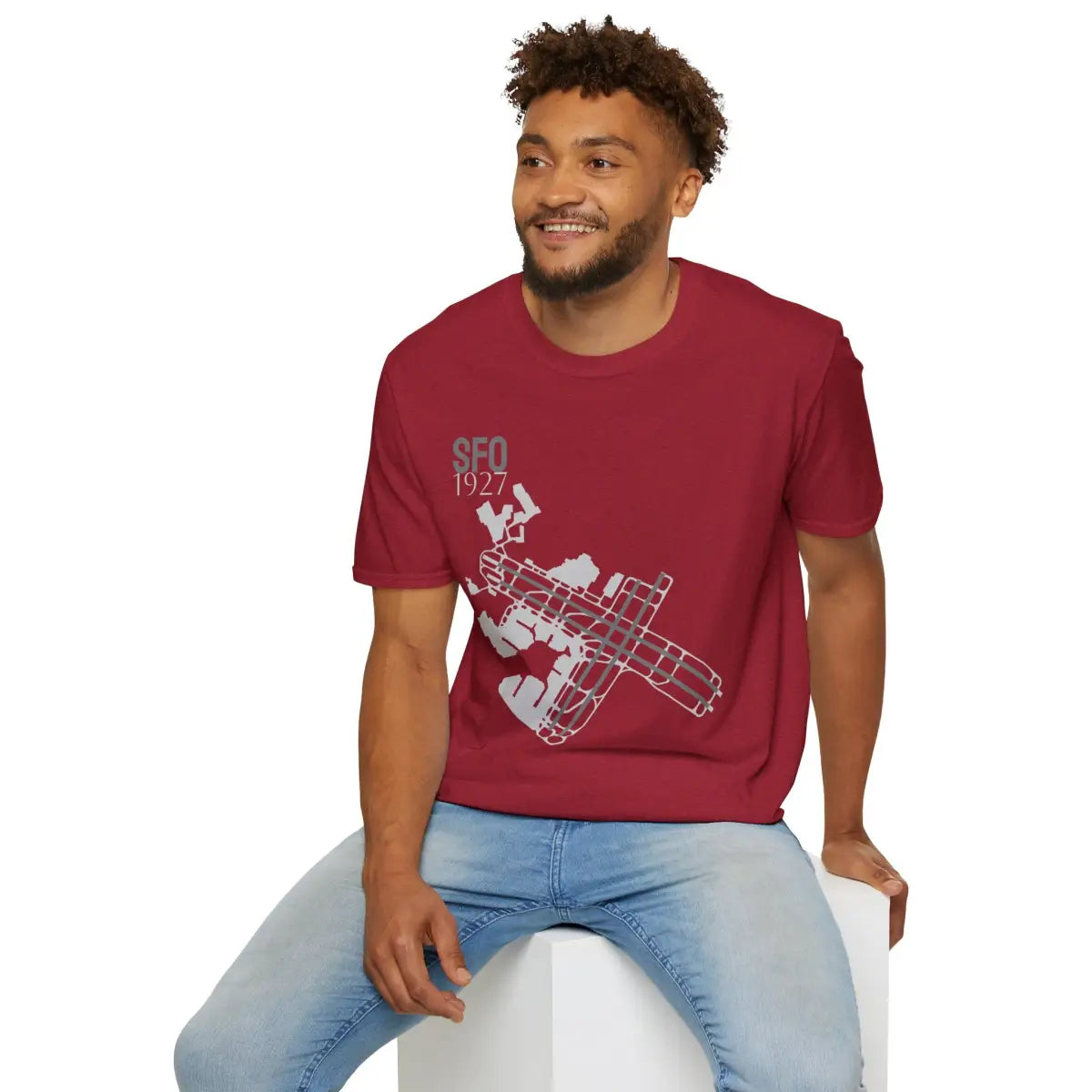 SFO San Francisco International - 1927 - Tee - T-Shirt - Gifts for pilots - Aviation apparel