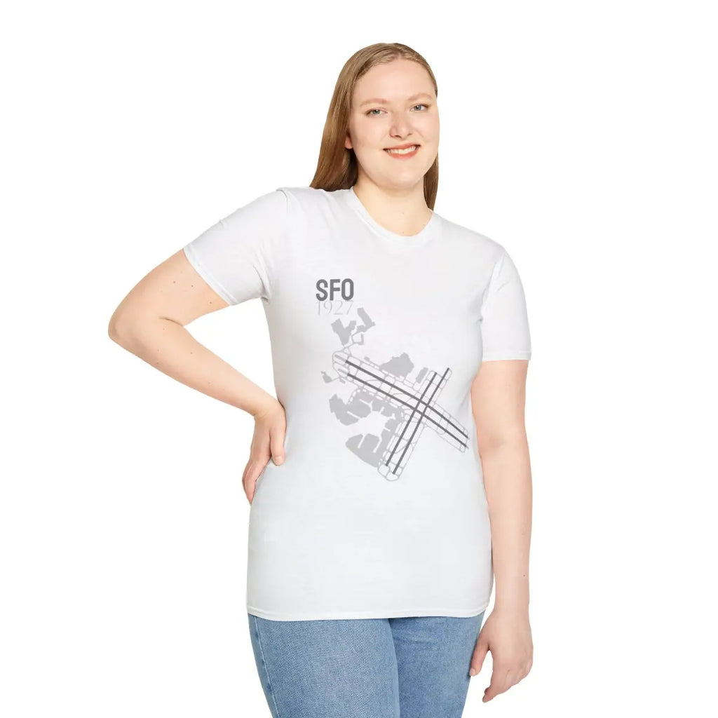 SFO San Francisco International - 1927 - Tee - T-Shirt - Gifts for pilots - Aviation apparel